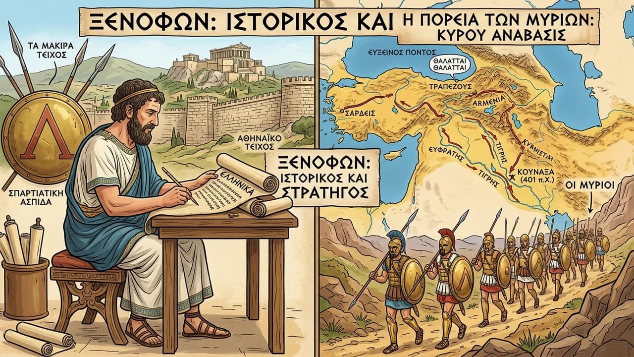 Έργα Ξενοφώντα στο Γυμνάσιο: Περιεχόμενο και Σημασία