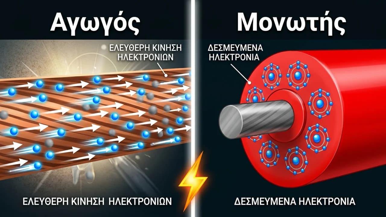 Αγωγοί και Μονωτές: Ηλεκτρική Συμπεριφορά Υλικών