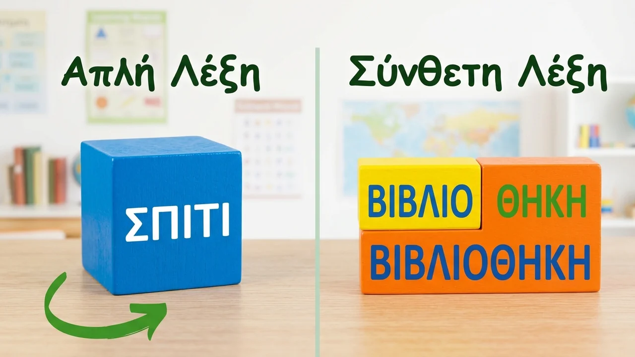 Απλή και Σύνθετη Λέξη: Η Βασική Διαφορά στα Νέα Ελληνικά