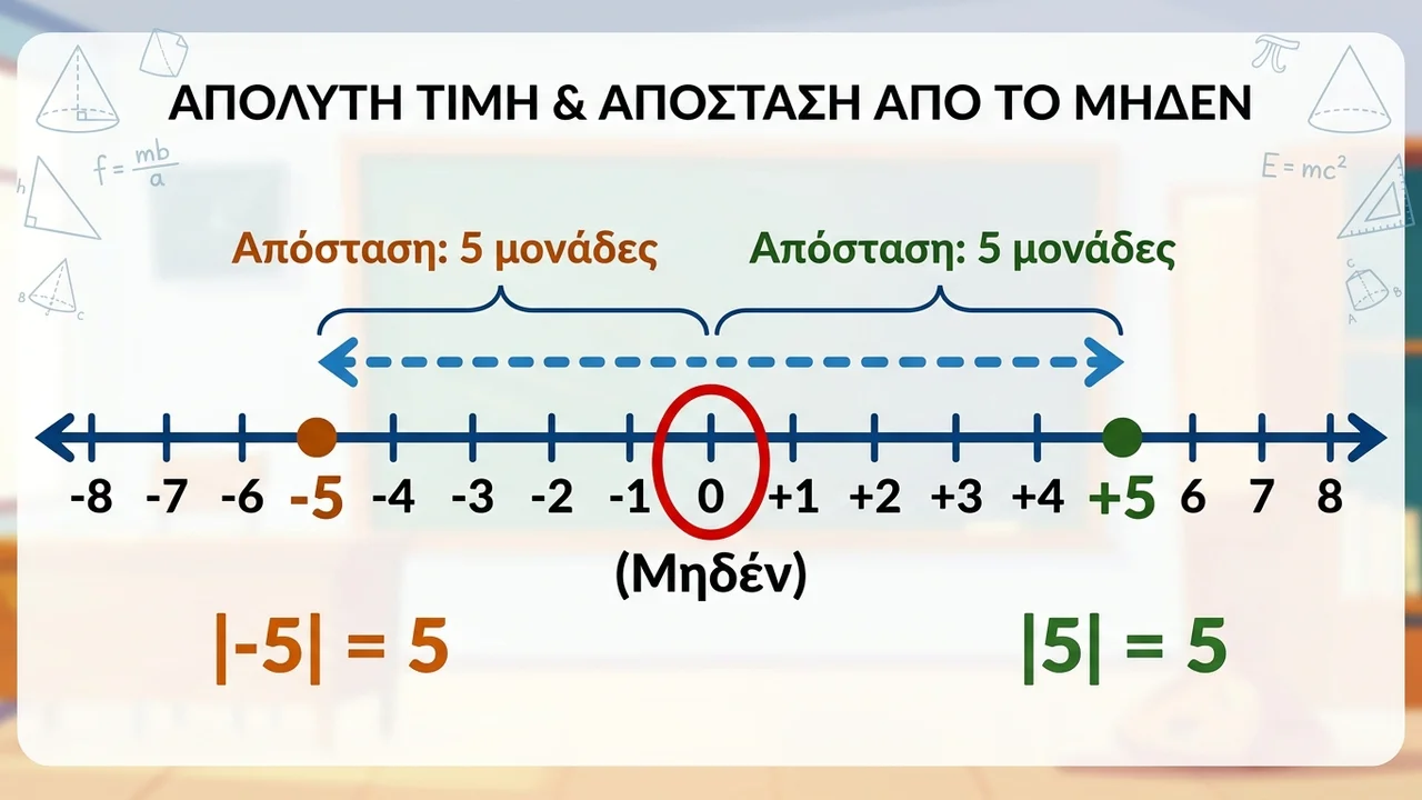Απόλυτη Τιμή Αριθμού: Ορισμός και Υπολογισμός