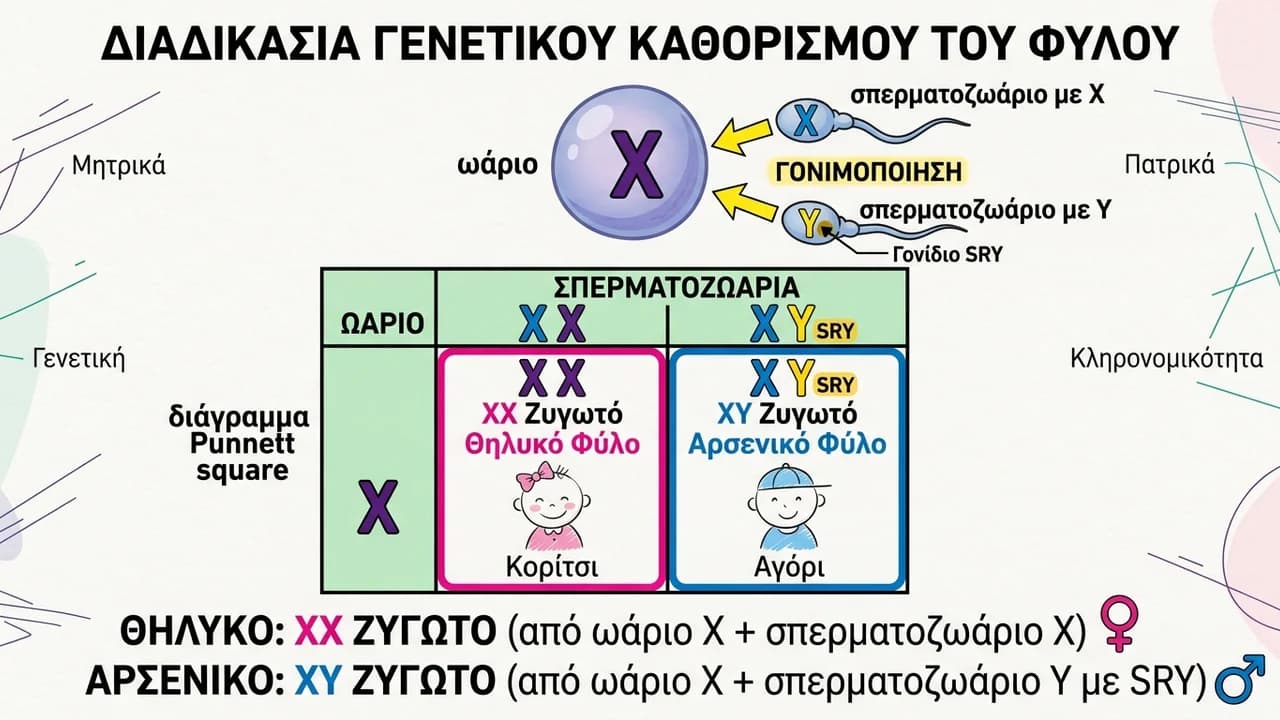 Γενετικός Καθορισμός Φύλου στον Άνθρωπο: Πώς Συμβαίνει;
