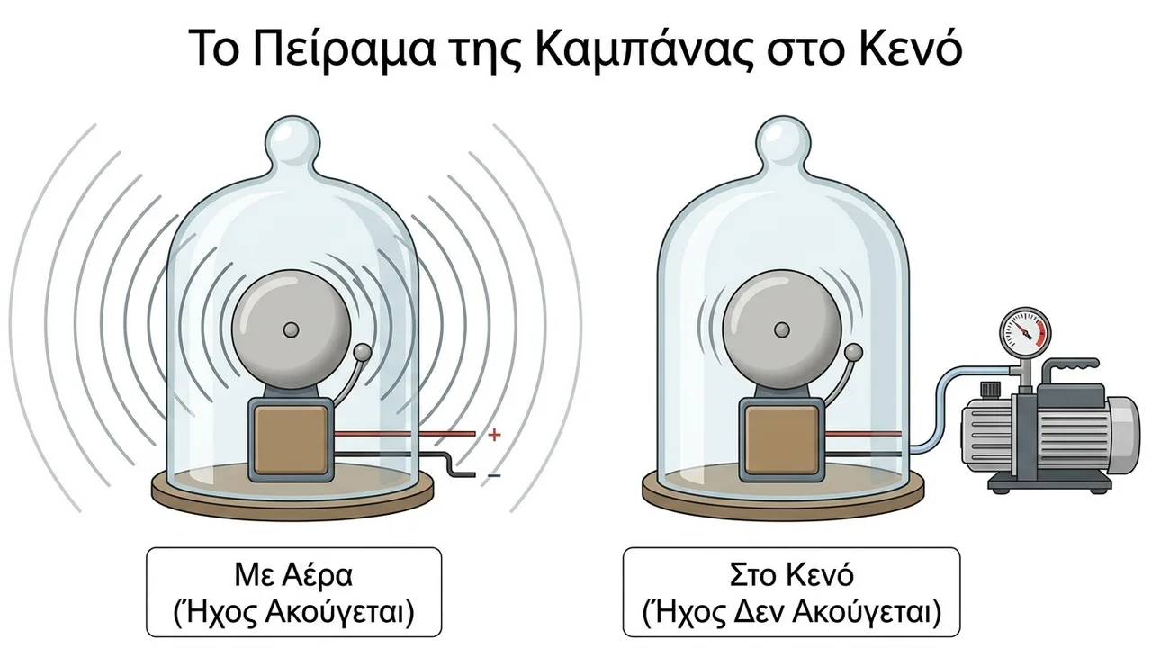 Γιατί ο Ήχος Δεν Μπορεί να Διαδοθεί στο Κενό;