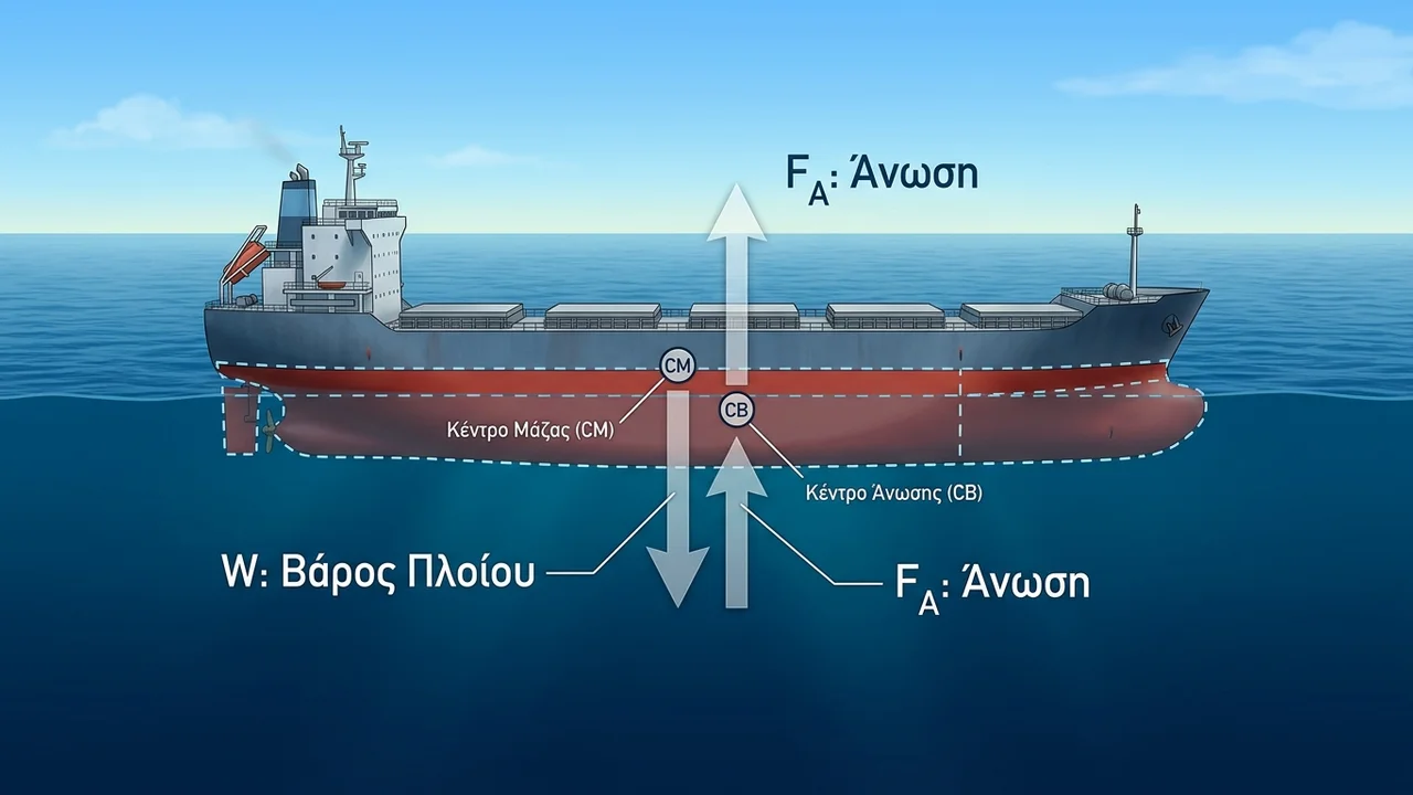 Γιατί τα μεταλλικά πλοία επιπλέουν; Η Αρχή του Αρχιμήδη