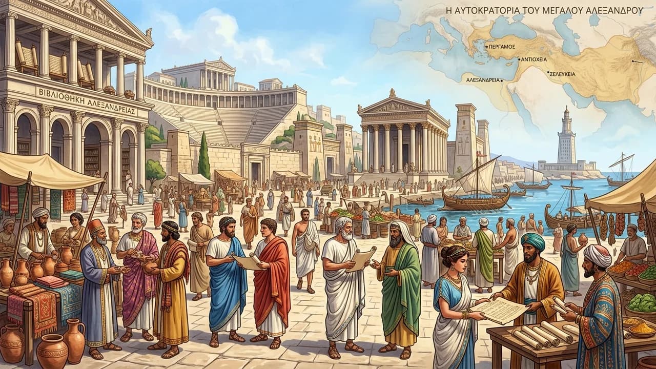 Διάδοση του Ελληνισμού στην Ανατολή: Πολιτισμικά Στοιχεία
