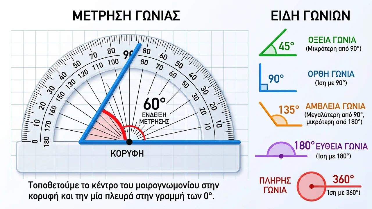 Είδη Γωνιών και Μέτρηση: Ο Οδηγός σου!