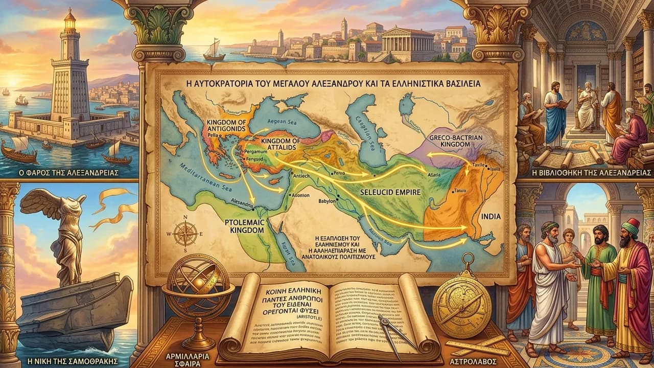 Ελληνιστικός Πολιτισμός: Ορισμός & Κύρια Χαρακτηριστικά