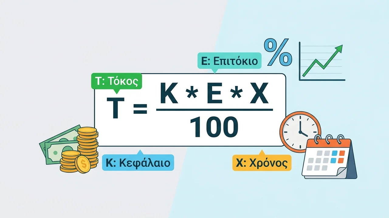Επίλυση Προβλημάτων Απλού Τόκου με Ποσοστά: Αναλυτικός Οδηγός