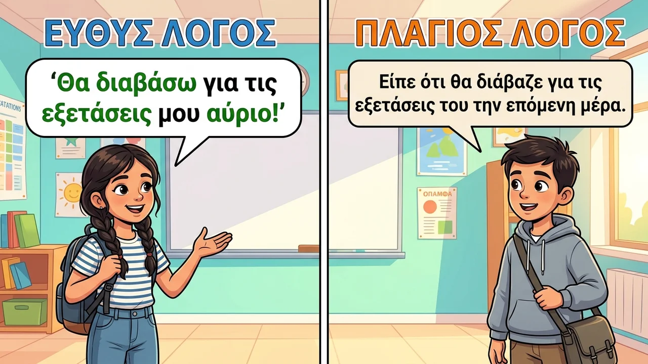 Ευθύς και Πλάγιος Λόγος: Η Διαφορά τους