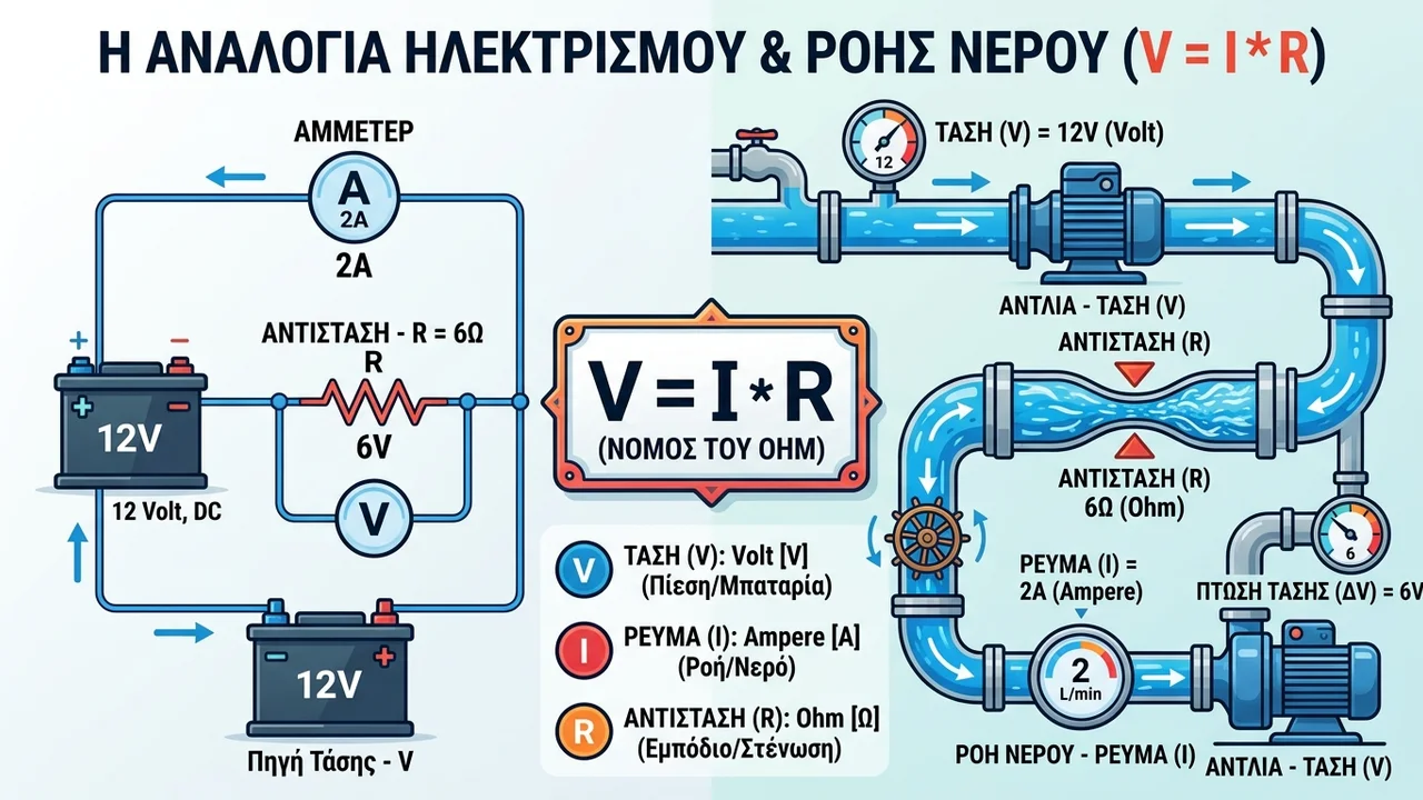 Ηλεκτρική Αντίσταση & Νόμος του Ohm: Πλήρης Επεξήγηση