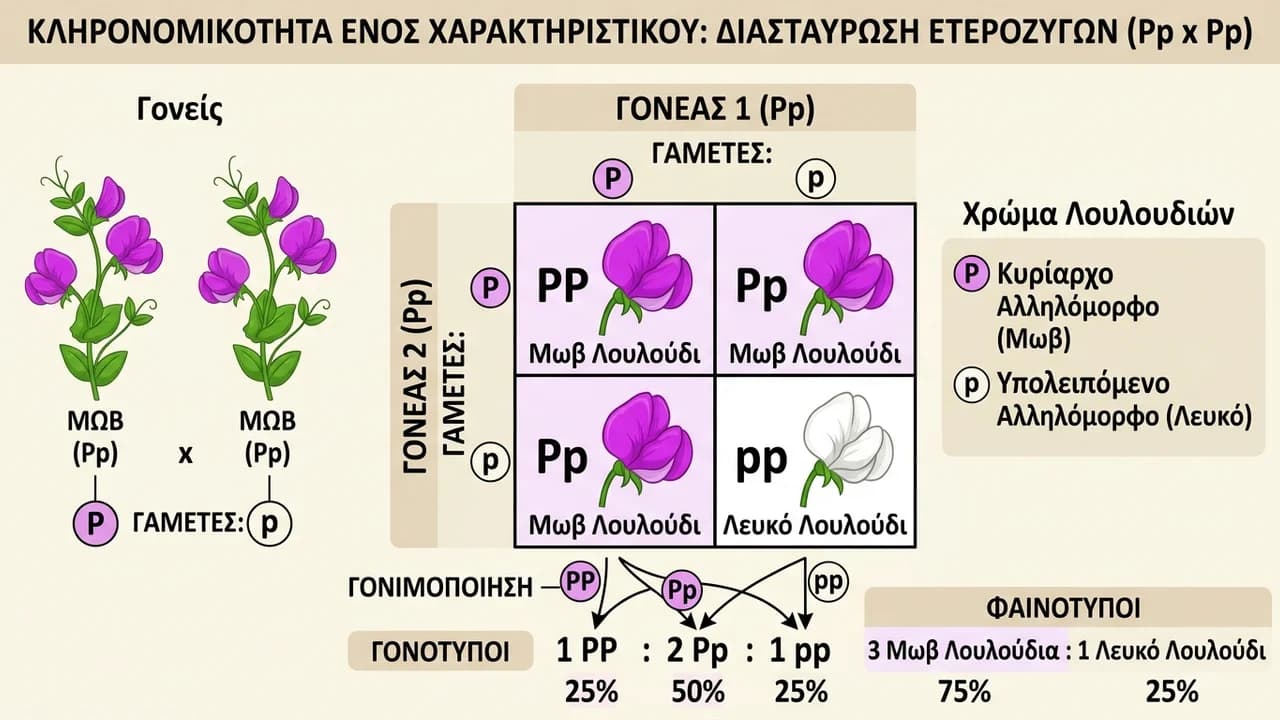 Η Διαφορά μεταξύ Κυρίαρχου και Υπολειπόμενου Γονιδίου