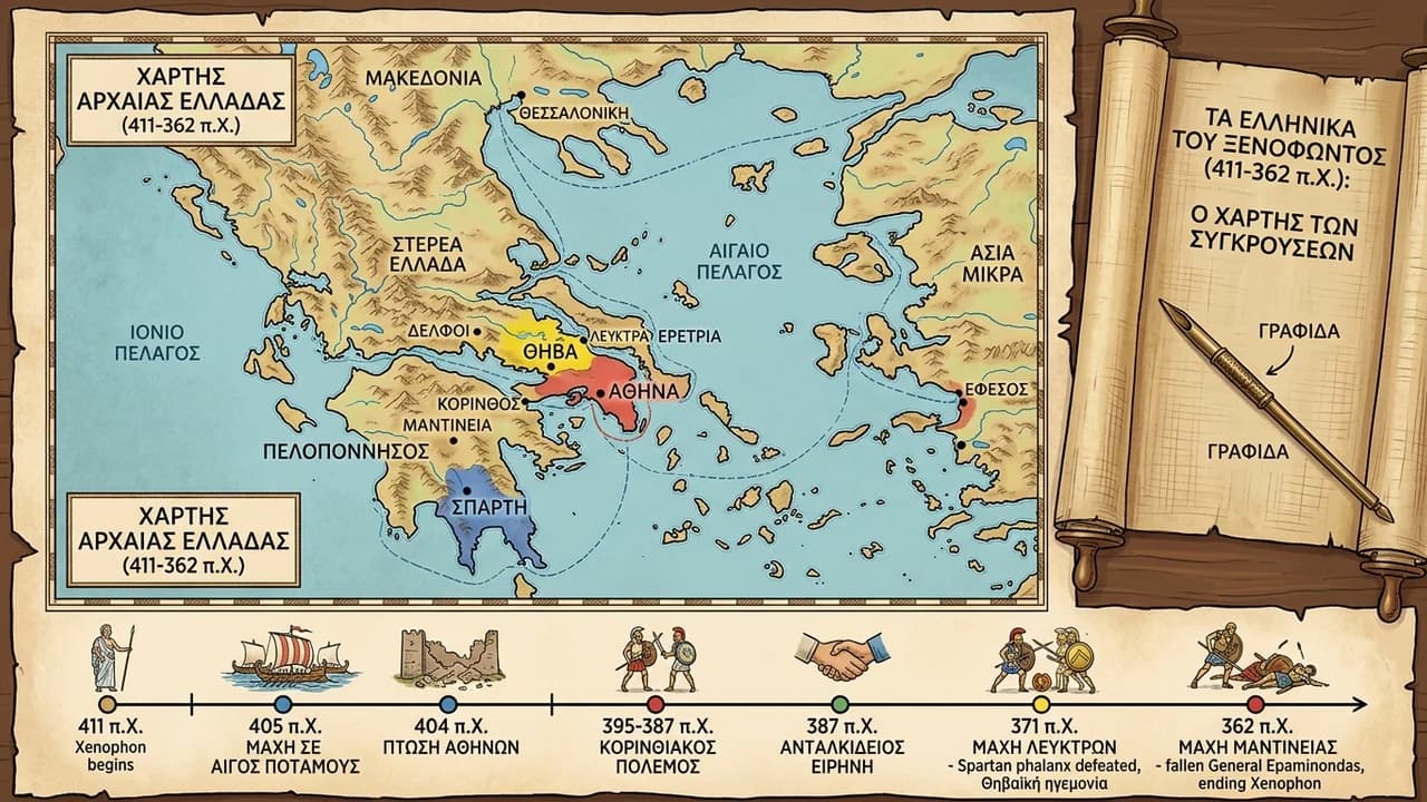Η Δομή και το Περιεχόμενο των Ελληνικών του Ξενοφώντα