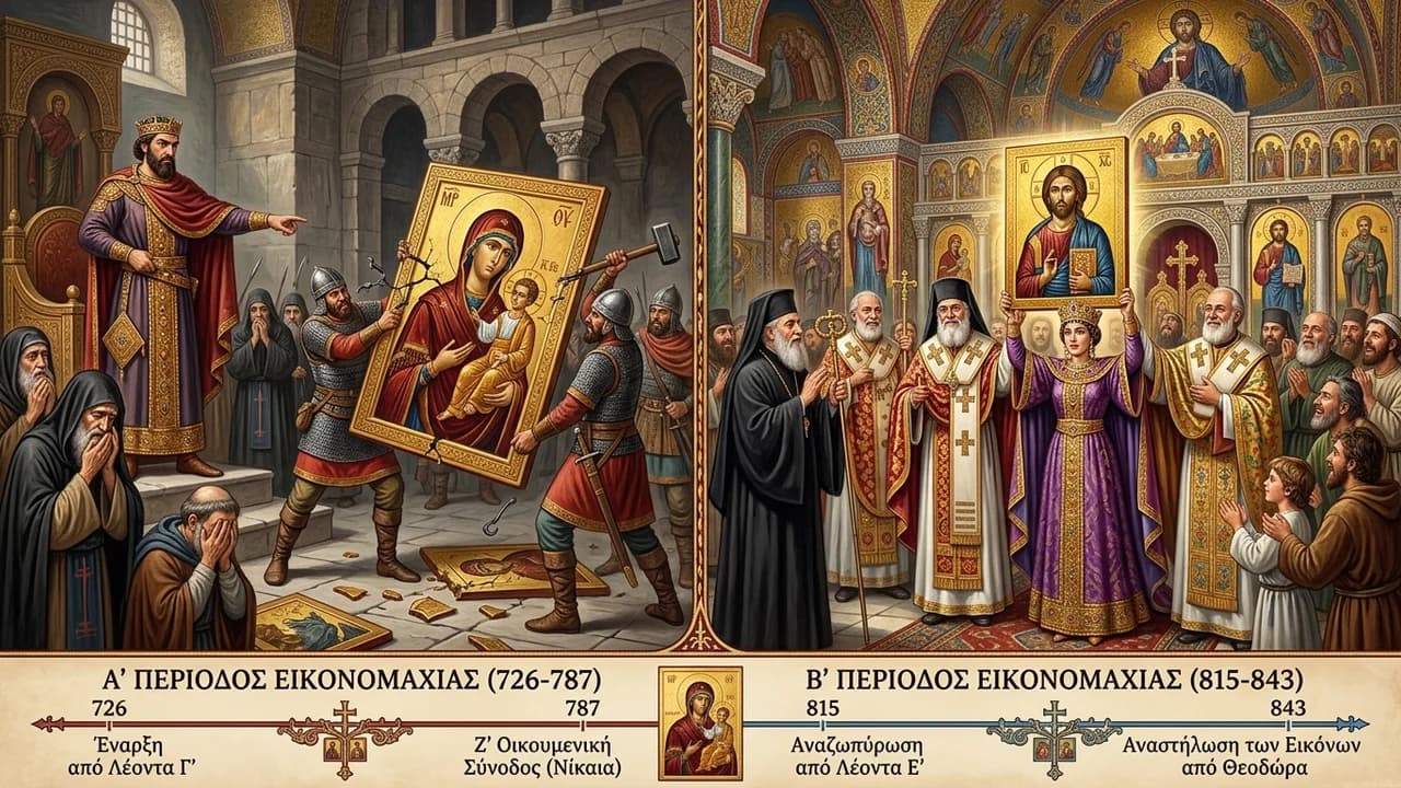 Η Εικονομαχία: Αίτια, Περίοδοι και Επιπτώσεις