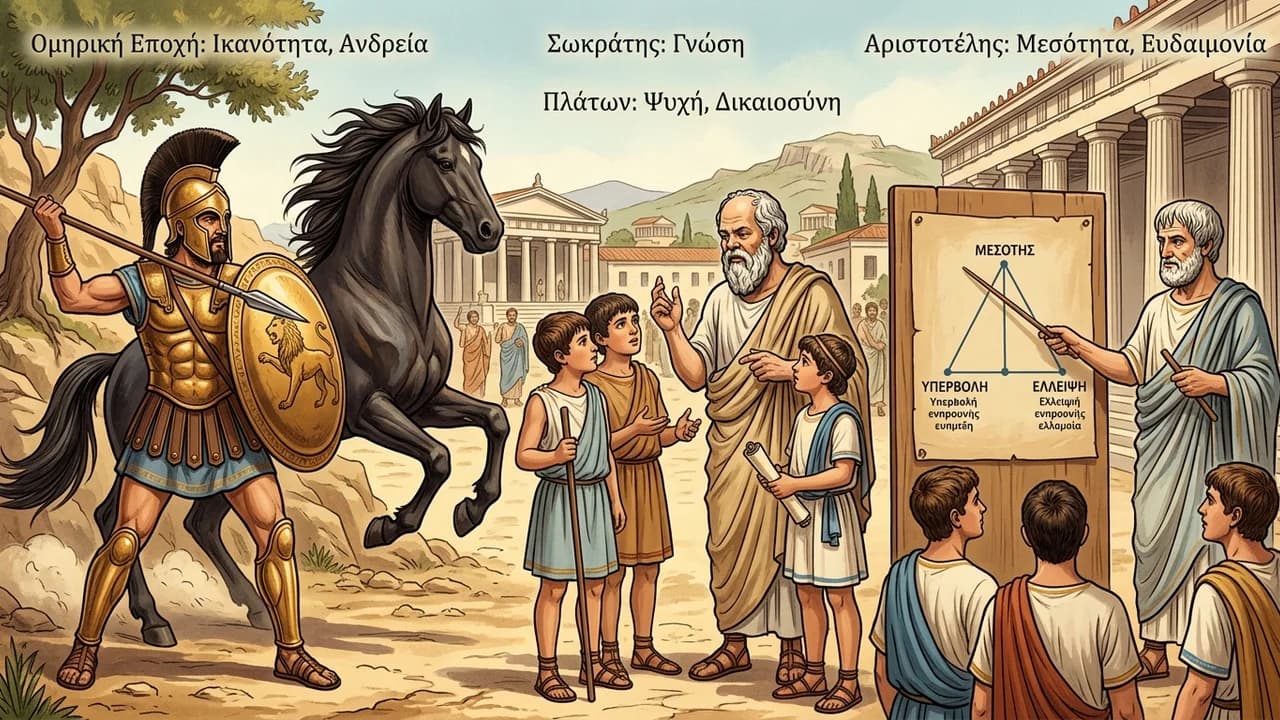 Η σημασία της «ἀρετῆς» στην αρχαία ελληνική σκέψη