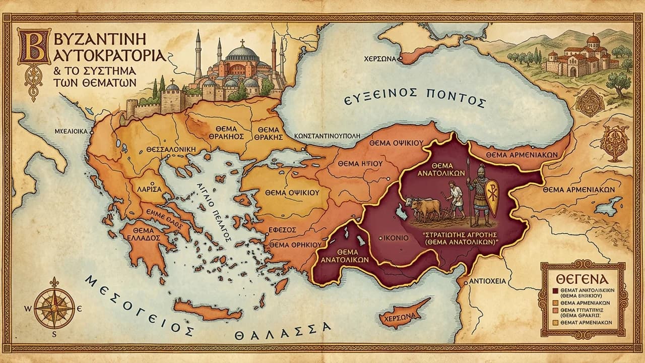 Η Σημασία του Θεσμού των Θεμάτων στη Βυζαντινή Διοίκηση