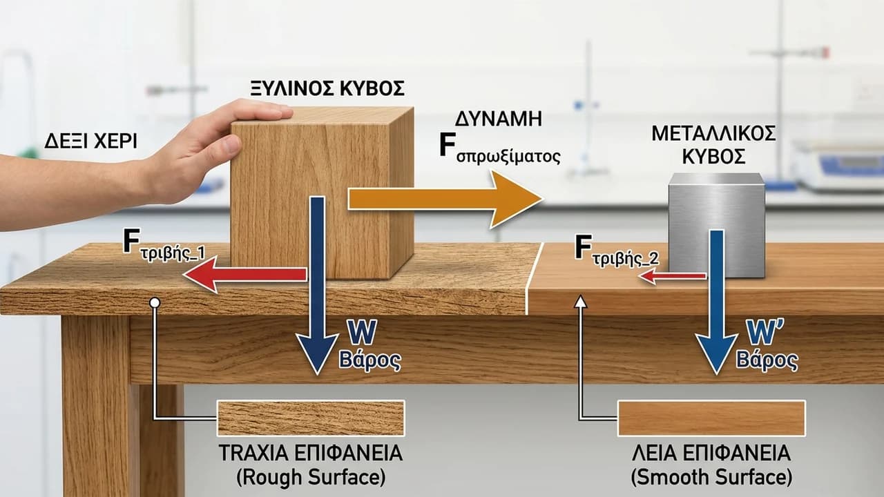 Η Τριβή: Ορισμός και Παράγοντες που την Επηρεάζουν