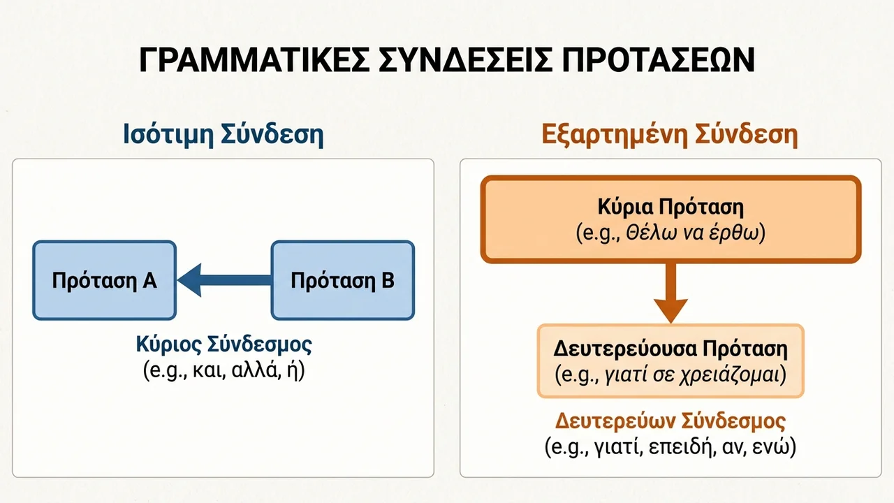 Κύριος και Δευτερεύων Σύνδεσμος: Η Διαφορά τους