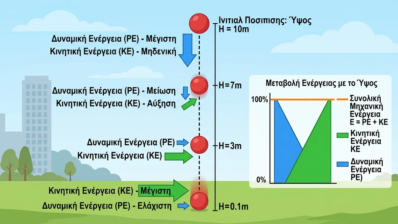 Μετατροπή Δυναμικής σε Κινητική Ενέργεια: Πώς συμβαίνει;