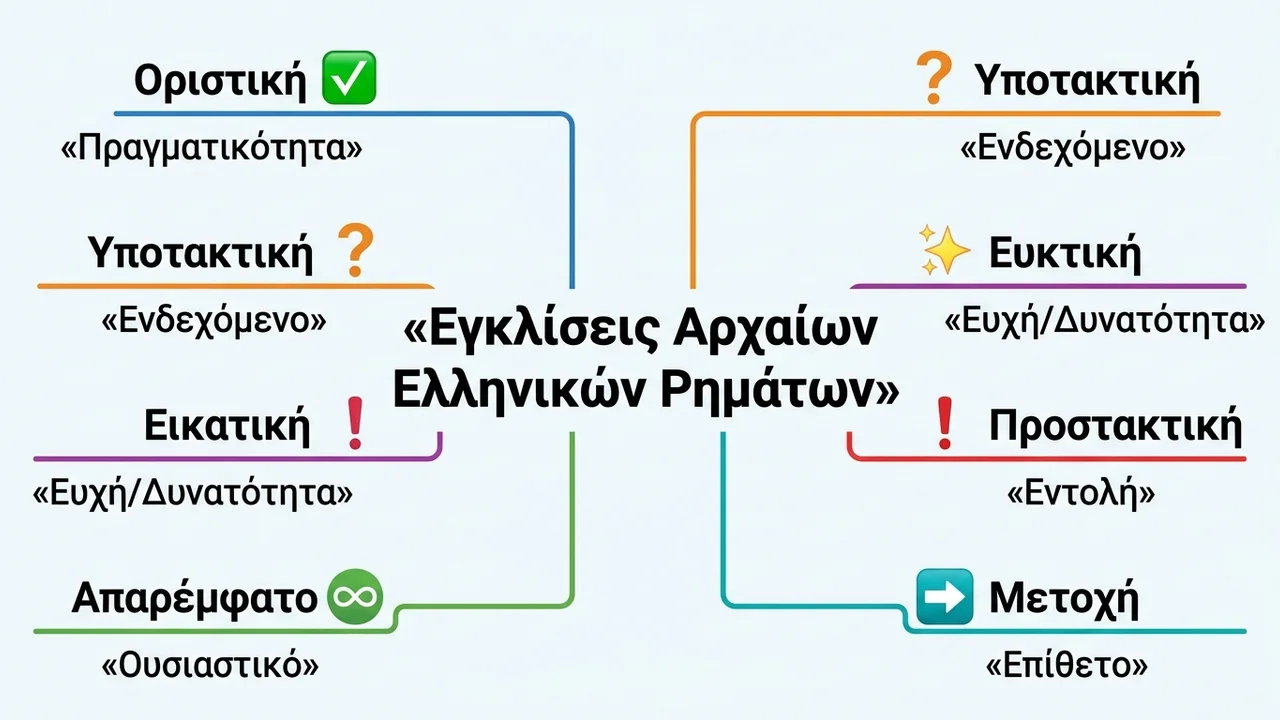 Οι Εγκλίσεις στα Αρχαία Ελληνικά Ρήματα: Είδη και Χρήσεις