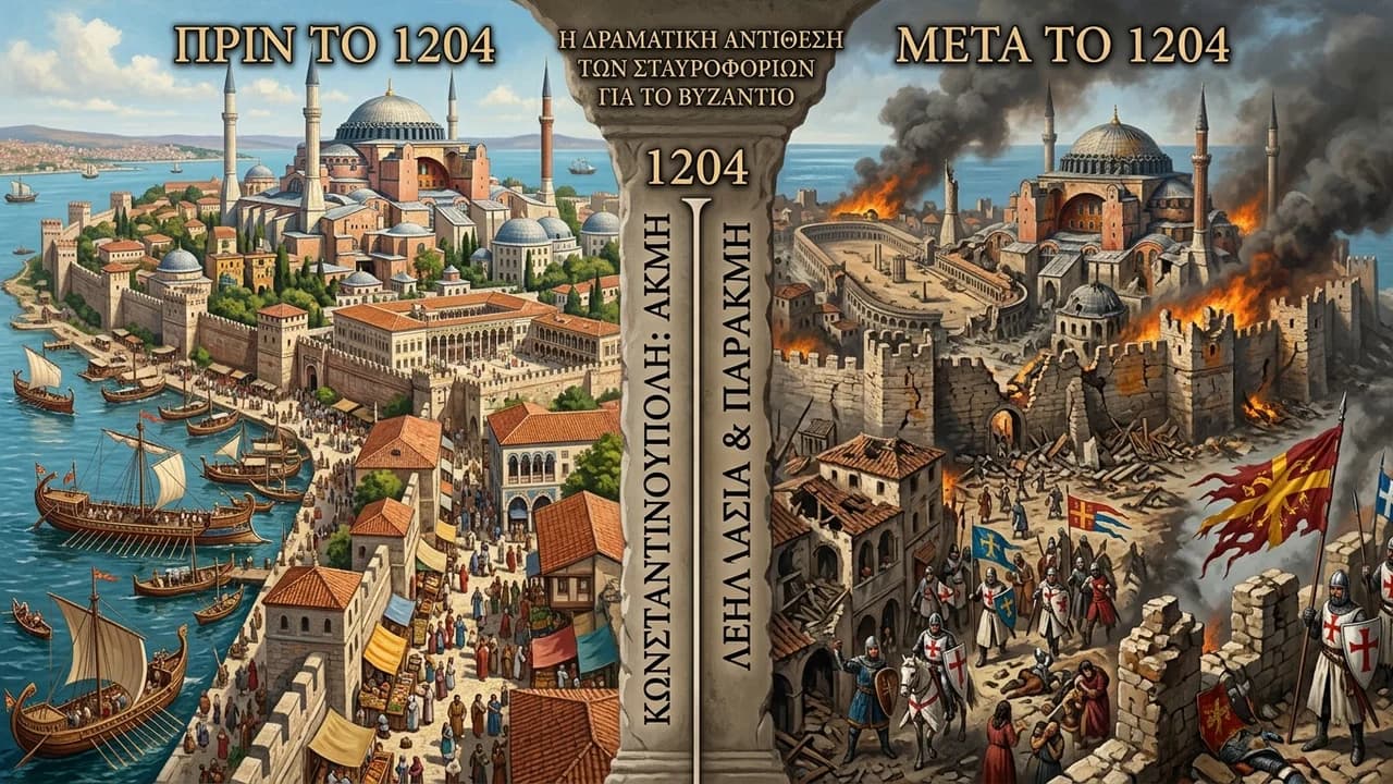 Οι Συνέπειες των Σταυροφοριών για το Βυζάντιο