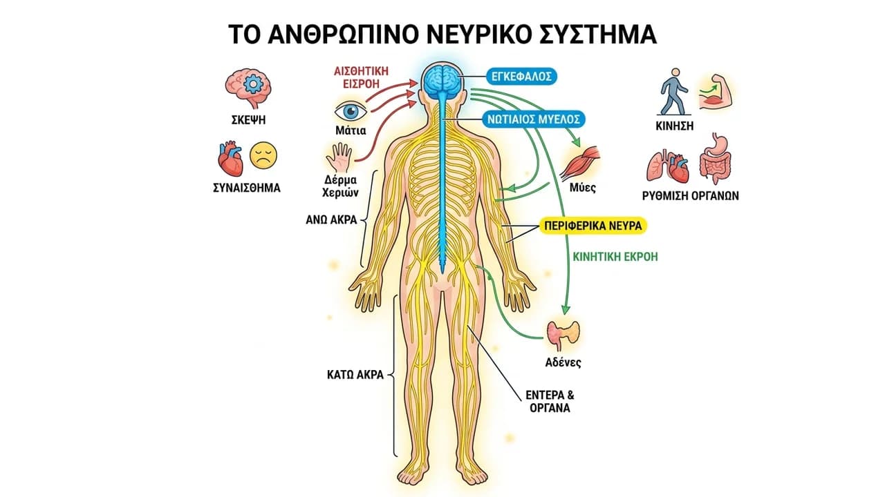Ο Ρόλος του Νευρικού Συστήματος στον Ανθρώπινο Οργανισμό
