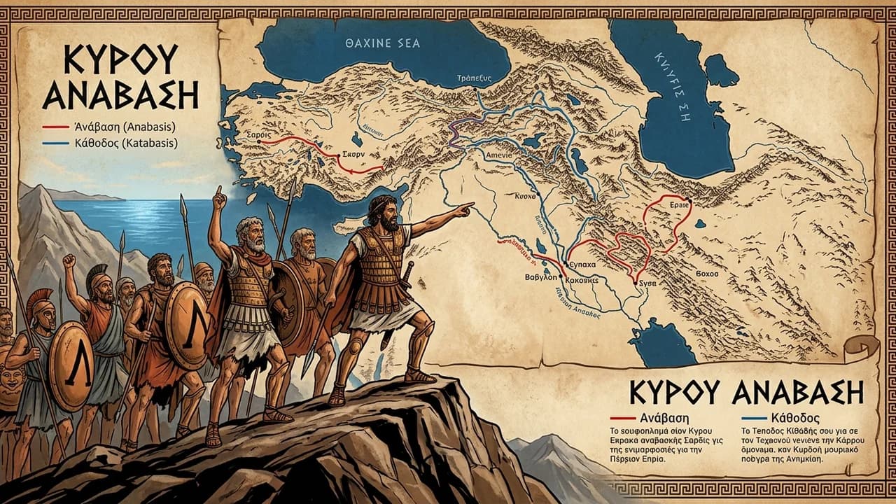 Περιεχόμενο της Κύρου Ανάβασης του Ξενοφώντα