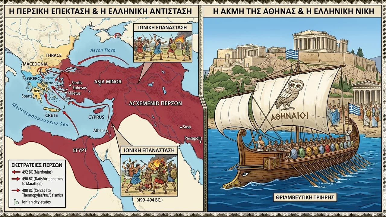 Περσικοί Πόλεμοι: Αίτια και Συνέπειες
