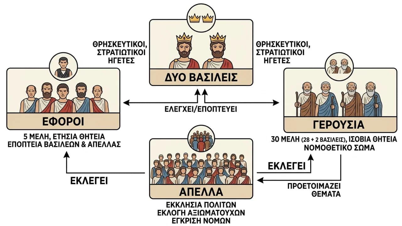 Πολιτειακή Οργάνωση Αρχαίας Σπάρτης: Ένας Πλήρης Οδηγός