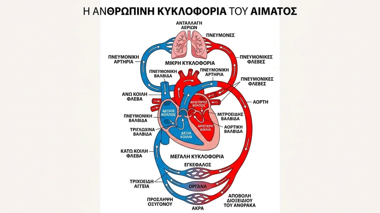 Πώς λειτουργεί η καρδιά και η κυκλοφορία του αίματος;