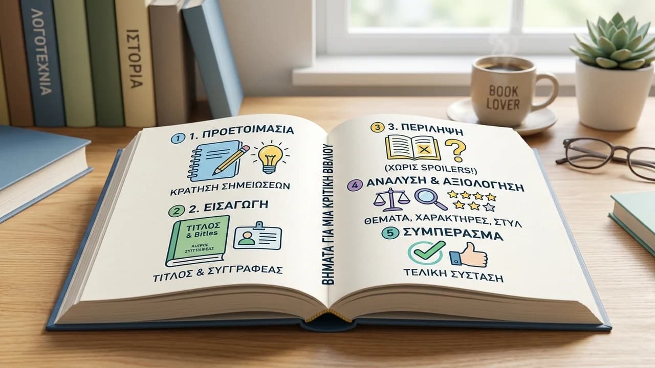 Πώς να γράψεις μια επιτυχημένη κριτική βιβλίου (βιβλιοπαρουσίαση)