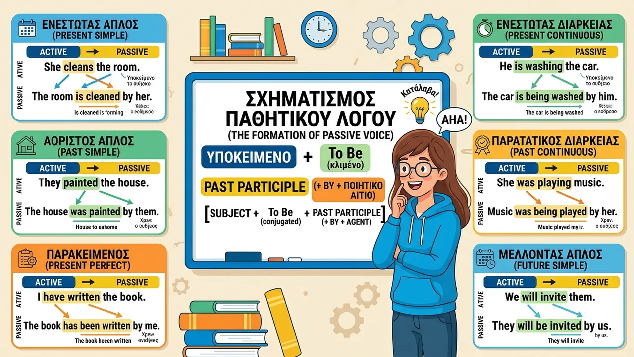 Σχηματισμός Παθητικού Λόγου στα Αγγλικά: Οδηγός για Μαθητές