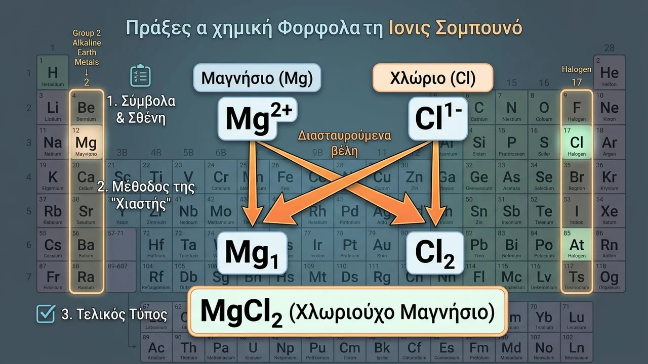 Σύνταξη Χημικού Τύπου Ένωσης: Βήματα & Κανόνες