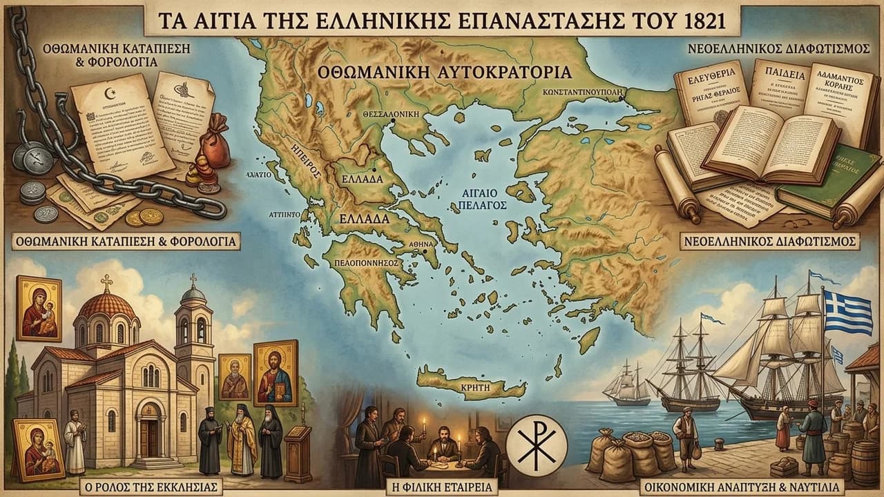 Τα Αίτια της Ελληνικής Επανάστασης του 1821
