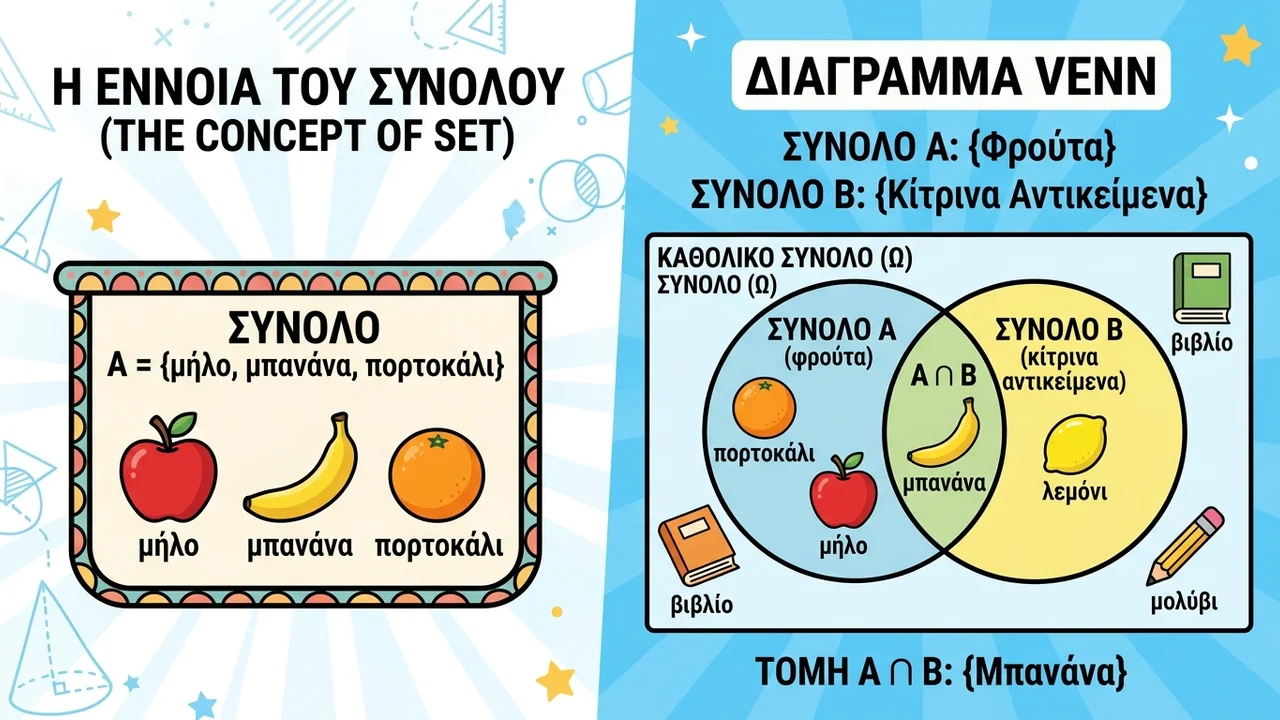 Τι είναι ένα Σύνολο και πώς το Παριστάνουμε με Διάγραμμα Venn;