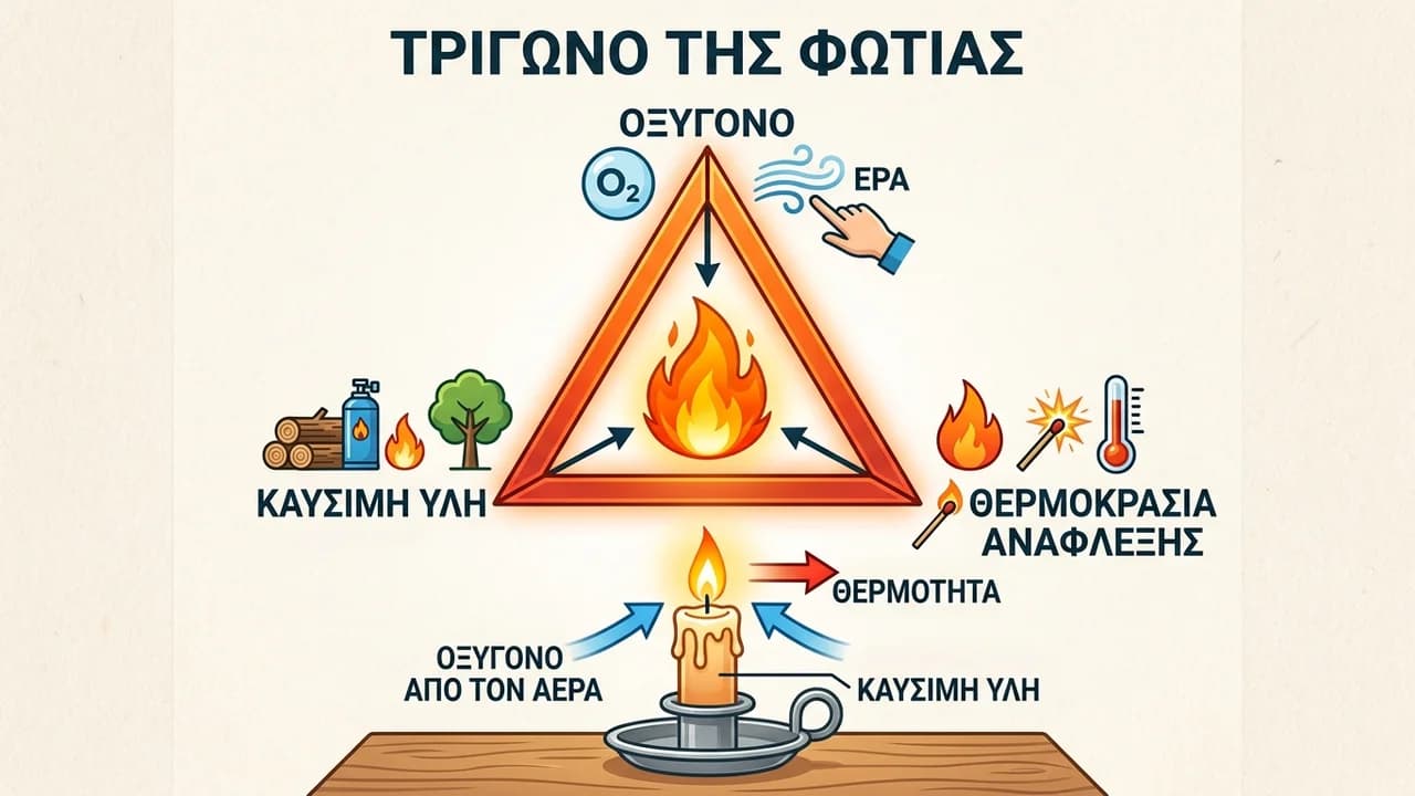 Τι είναι η Καύση και ποιες οι Προϋποθέσεις της;