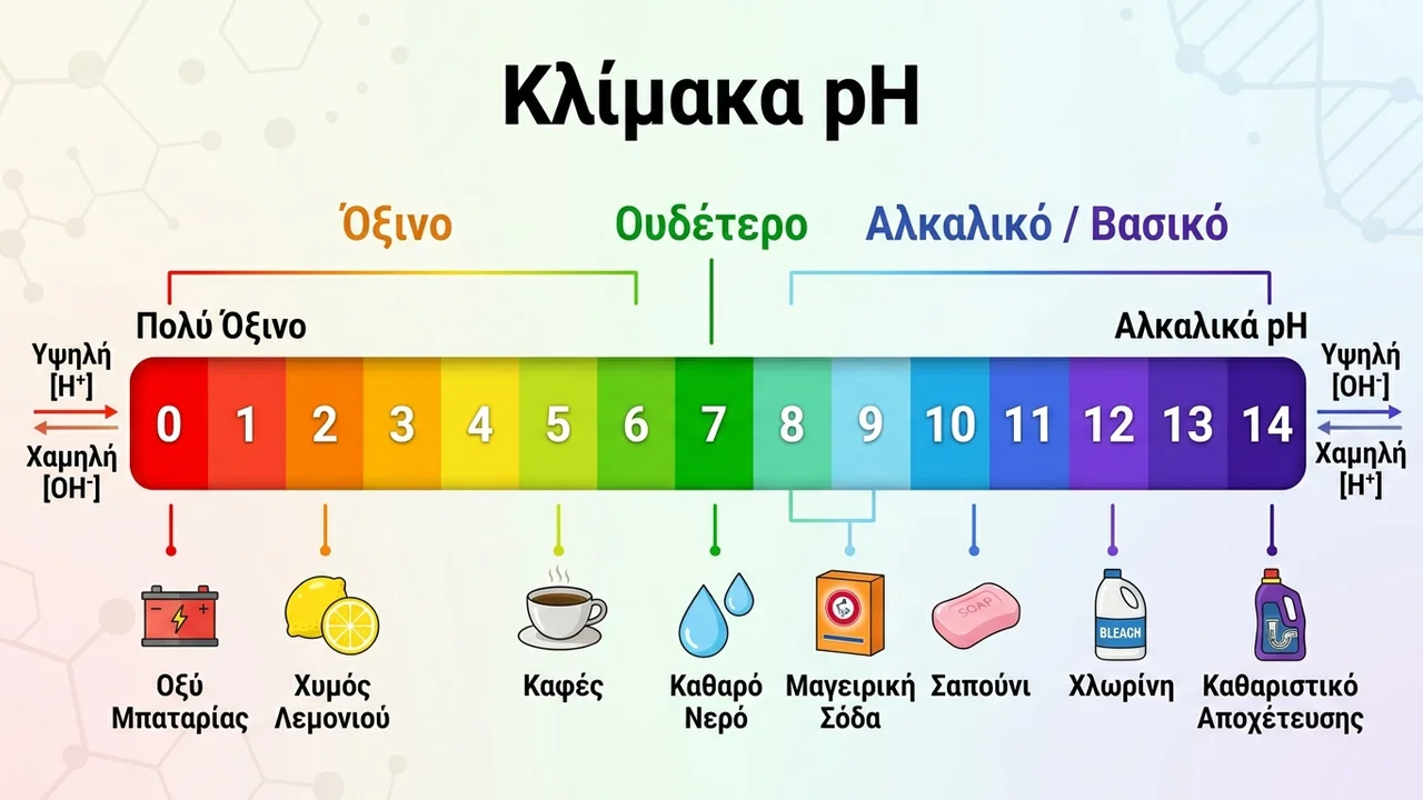 Τι είναι η κλίμακα του pH και τι δείχνει;