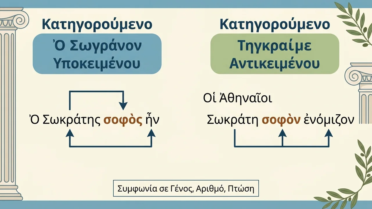 Το Κατηγορούμενο: Ορισμός και Χρήση στα Αρχαία Ελληνικά