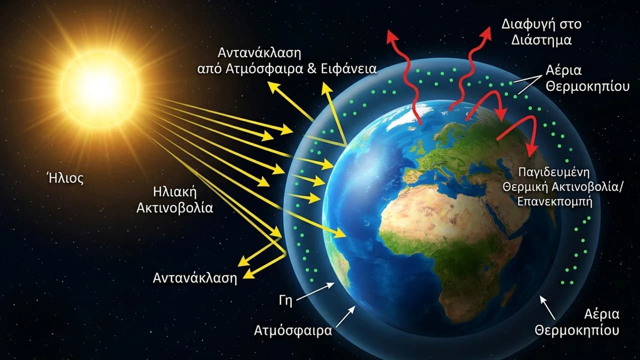 Το Φαινόμενο του Θερμοκηπίου: Τι είναι και πώς επηρεάζει το κλίμα;
