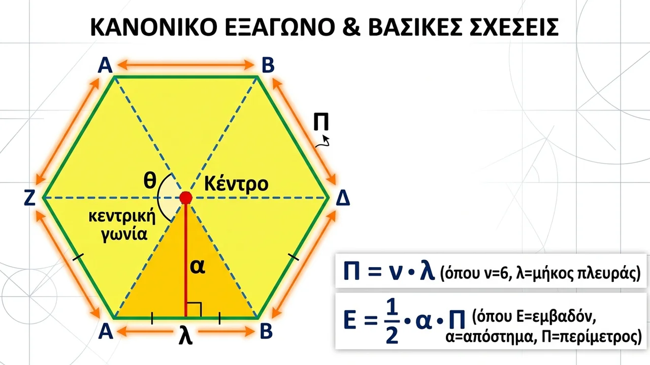 Υπολογισμός Εμβαδού Κανονικού Πολυγώνου: Οδηγός