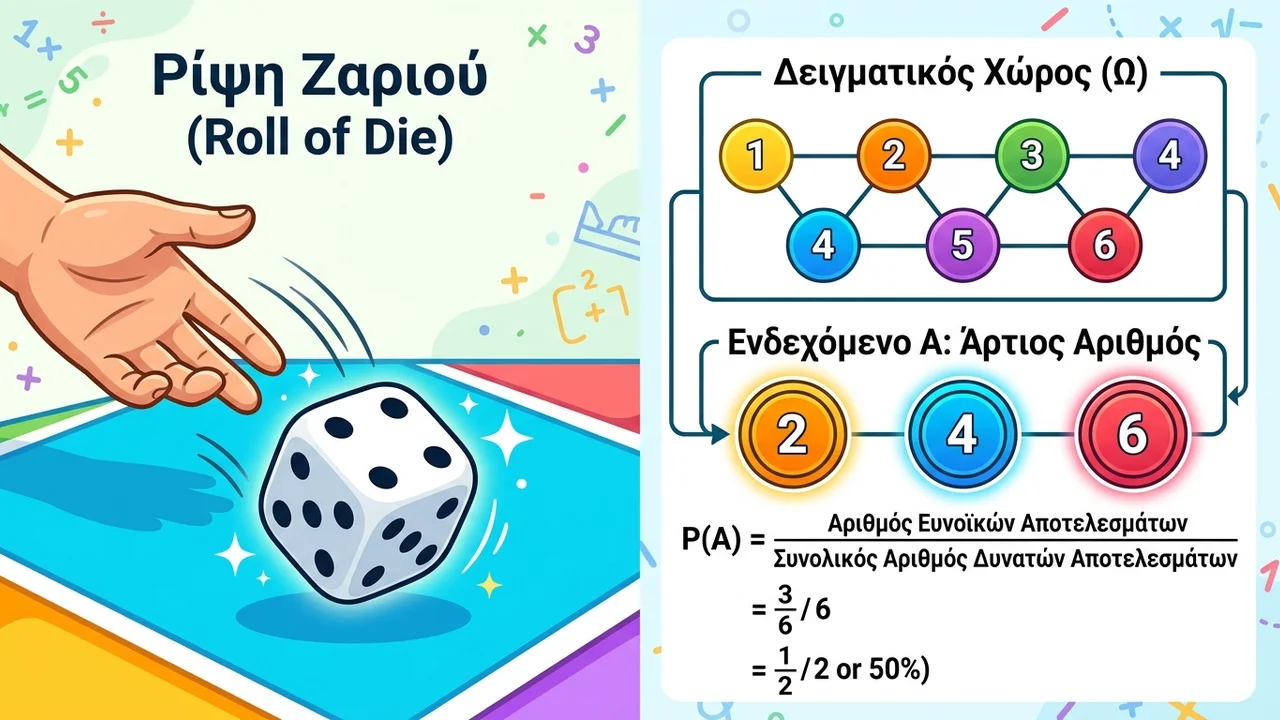 Υπολογισμός Πιθανότητας Ενδεχομένου: Οδηγός για Μαθητές