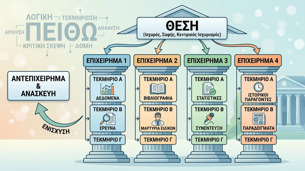 Χαρακτηριστικά της Επιχειρηματολογίας σε ένα Κείμενο