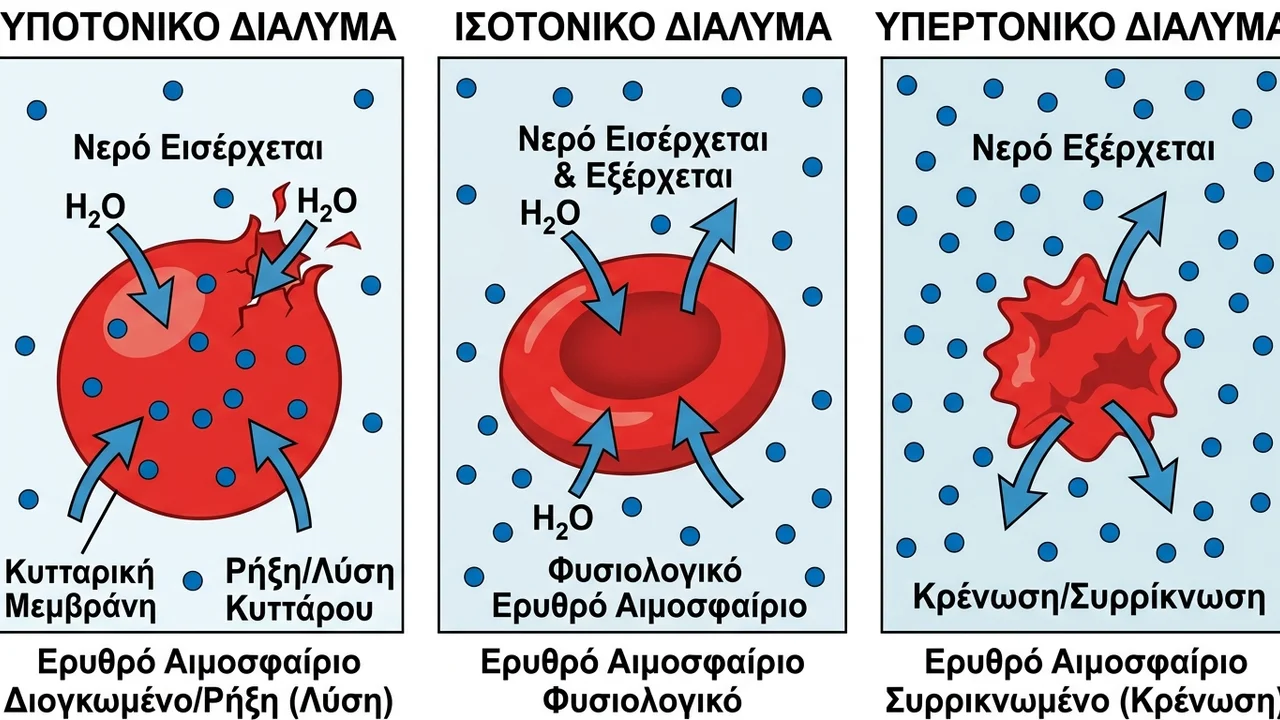 Ώσμωση: Πώς λειτουργεί στα ζωικά κύτταρα;